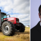 Traktor und Geschäftsführer Dietmar Jost